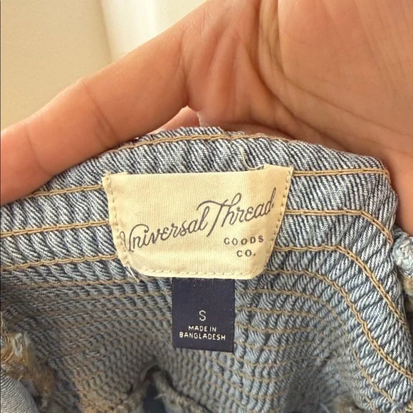 Target Blue Denim Button-Front Midi Dress - Picture 3 of 3